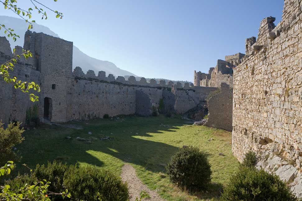 Château de Puilaurens by Gérard Roland