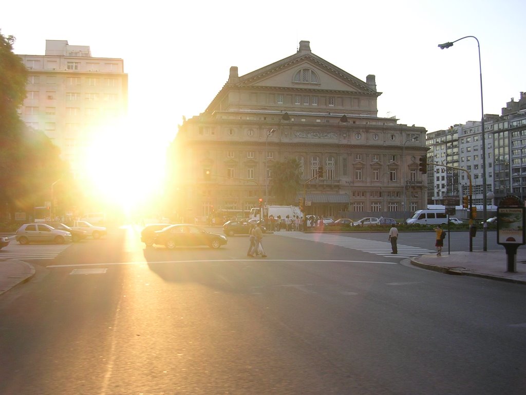 Teatro Colón at Sunset by Florencia9699