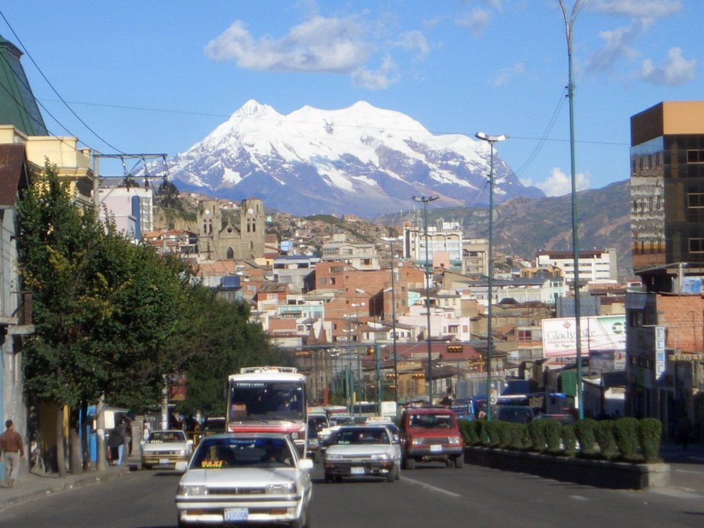 Vista monte Illimani - La paz Bolívia by luizs