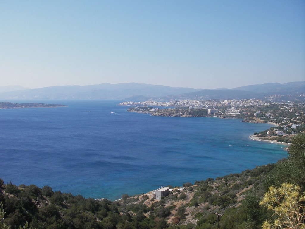 Looking South at Aghios Nikolaos by allanchristine