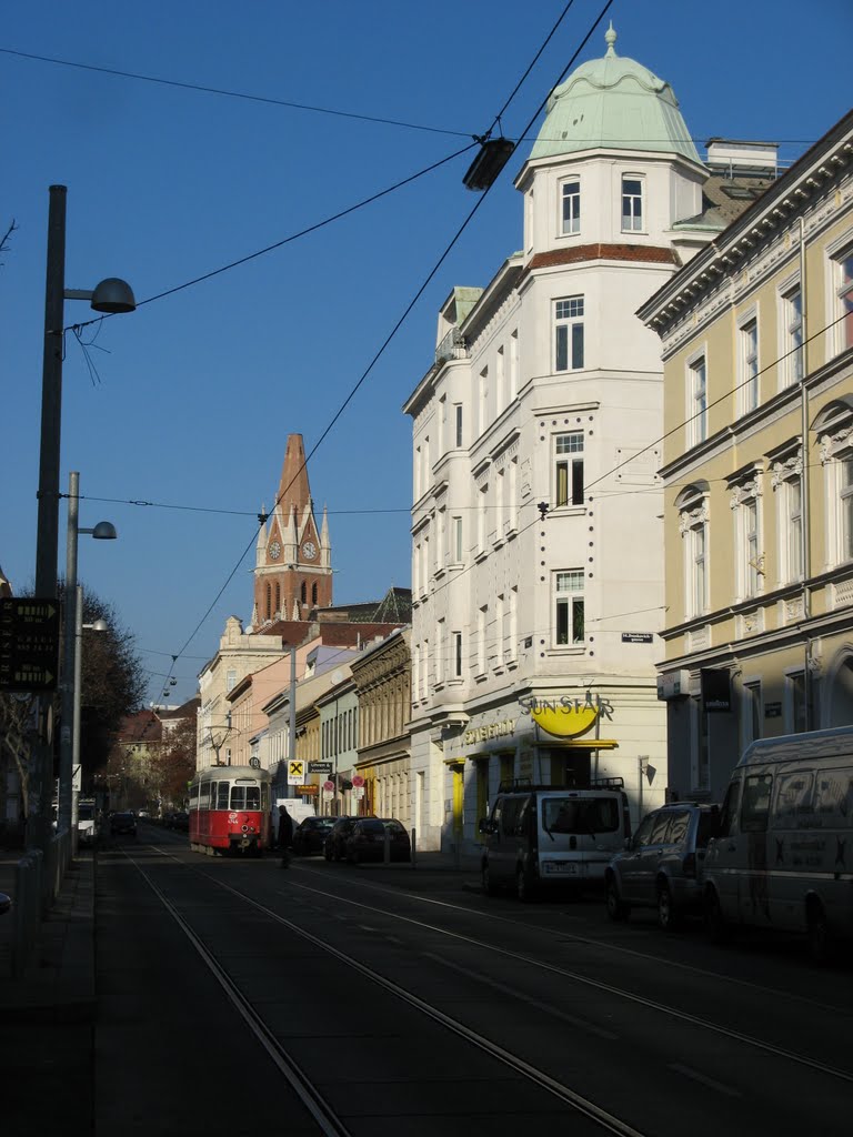 Breitenseerstrasse; zur kirche by klvienna