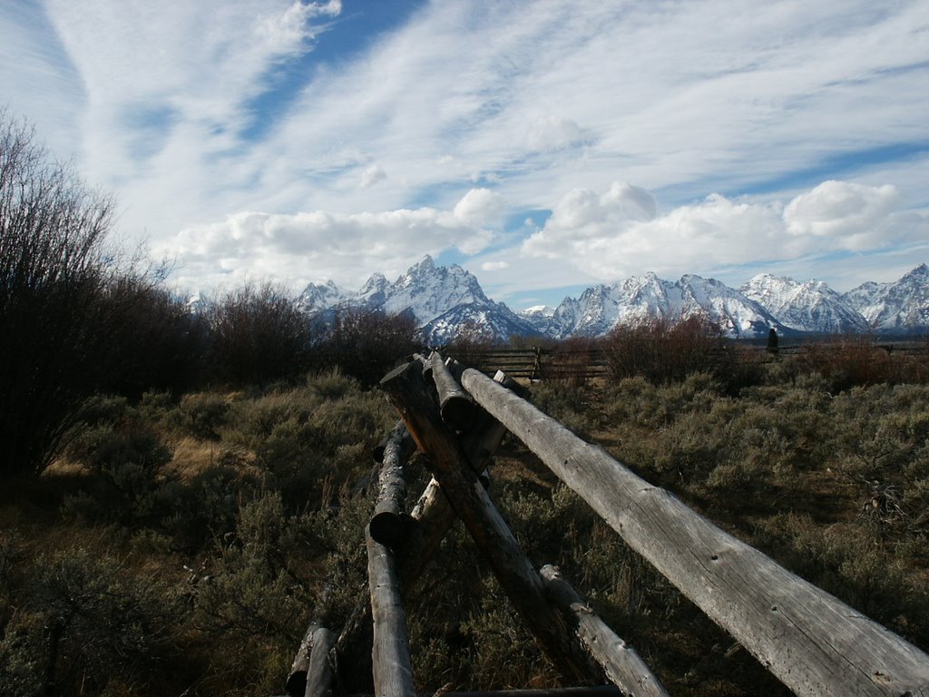 Grand Tetons Fences - Teton View Turn - by Allondraas