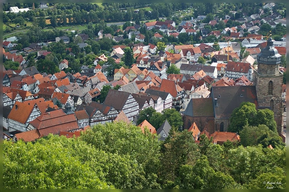 Homberg (Efze) - Blick von der Burg by mkks34123