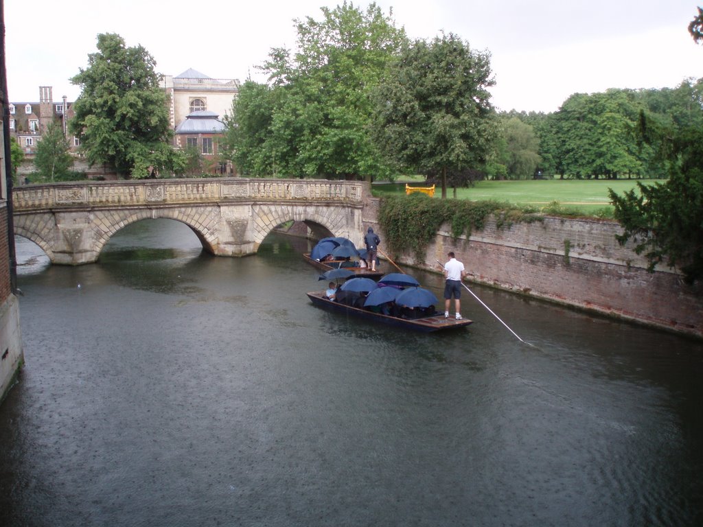 Punting at River Cam by Diah Kirana