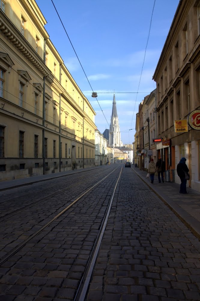 Straight to cathedral by Krzysztof Nocoń