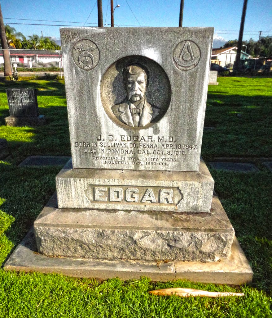 Pomona Graveyard, J.Edgar by Gregory Dyer