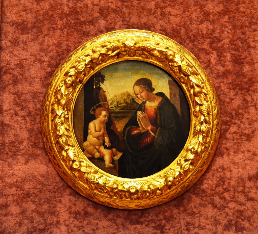 Croatian academy of sciences and arts - The Strossmayer Gallery of Old Masters (Bastiano di Bartolo Mainardi 1450 - 1523, Bogorodica s djetetom, Madonna with Child) by Tihomir Gržinčić