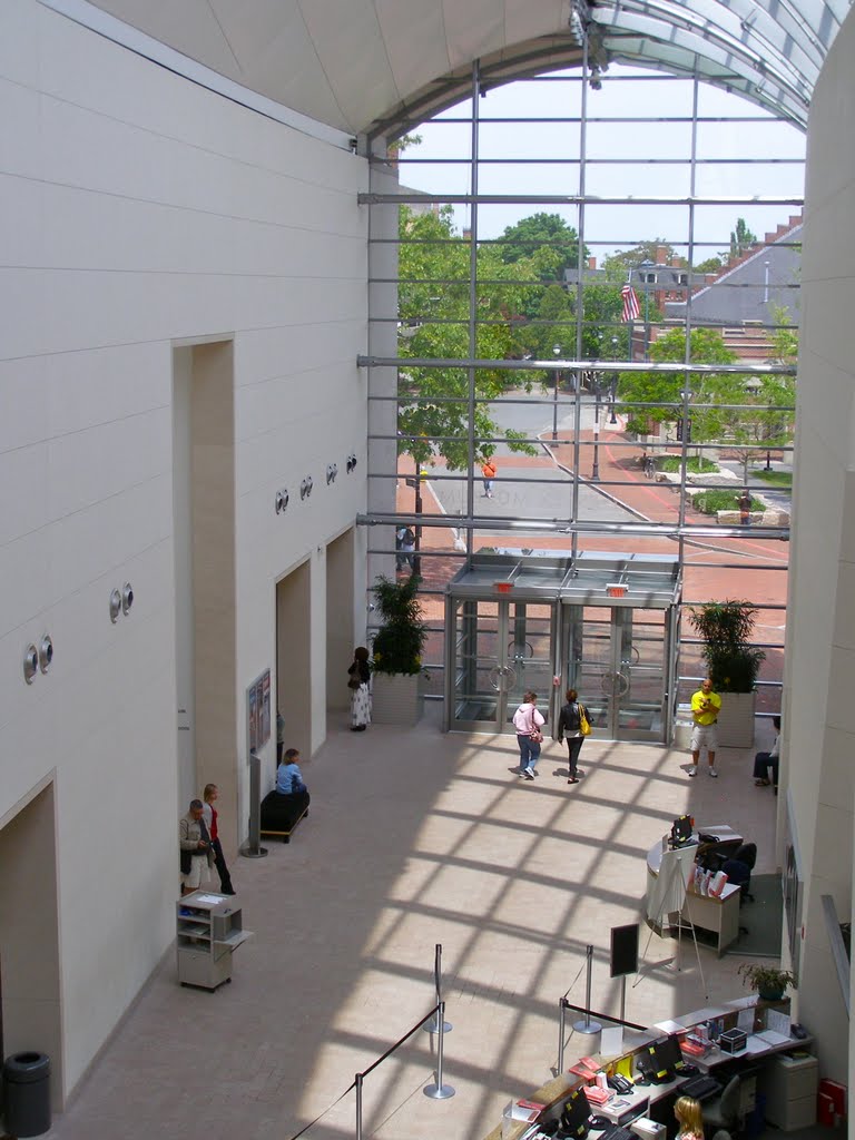 Entrance, Peabody Essex Museum by Melinda Stuart