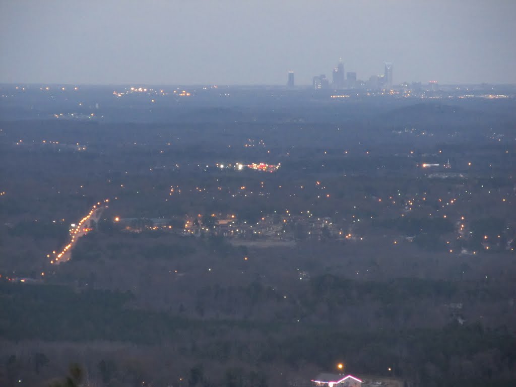 Charlotte skyline at dusk by rusty07