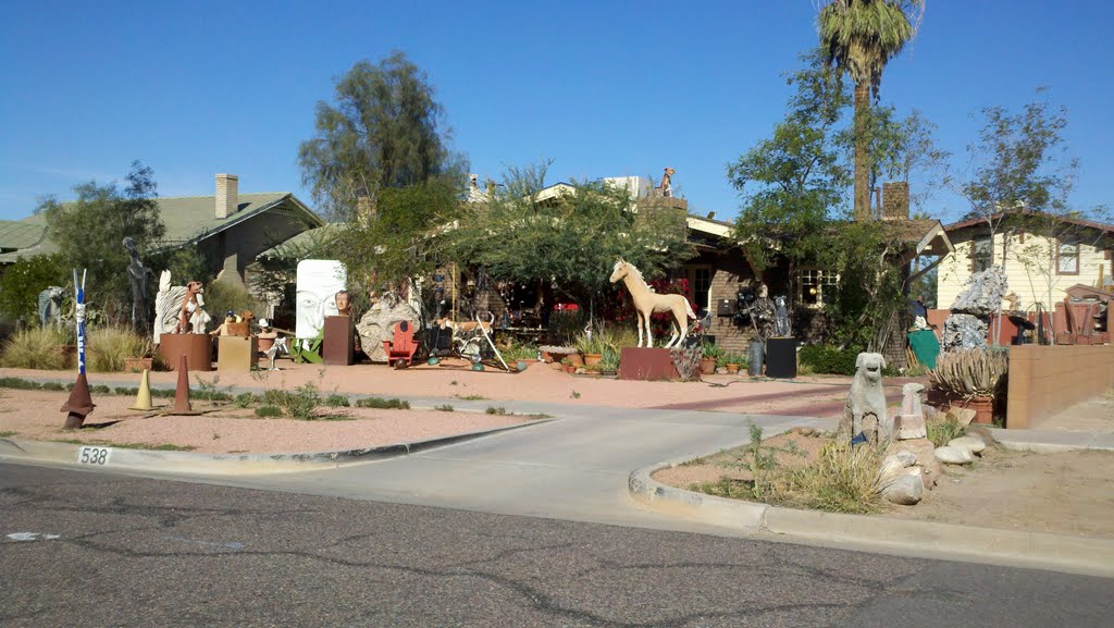 Outdoor Art, Looking North, Winter 2011 by EnochHenderson