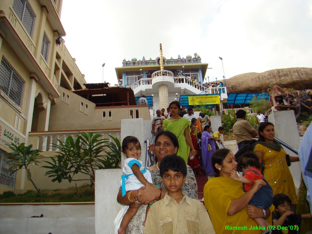 Vargil Temple Entrance by Ramesh Jakka