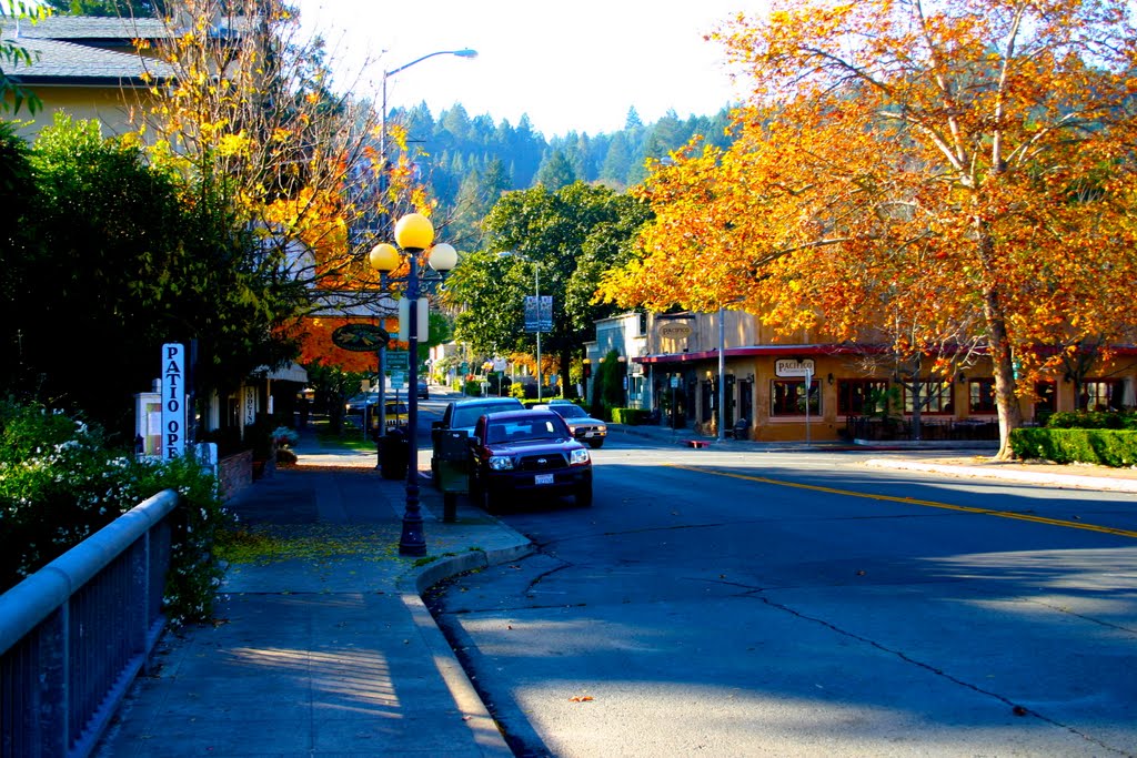 Downtown Calistoga, Napa Valley, CA by MICHAEL  JIROCH  &  www.michaeljiroch.com