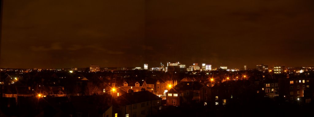 Croydon at Night, United Kingdom by Mohammad Aslam Javed Bhatti by Aslam Javed