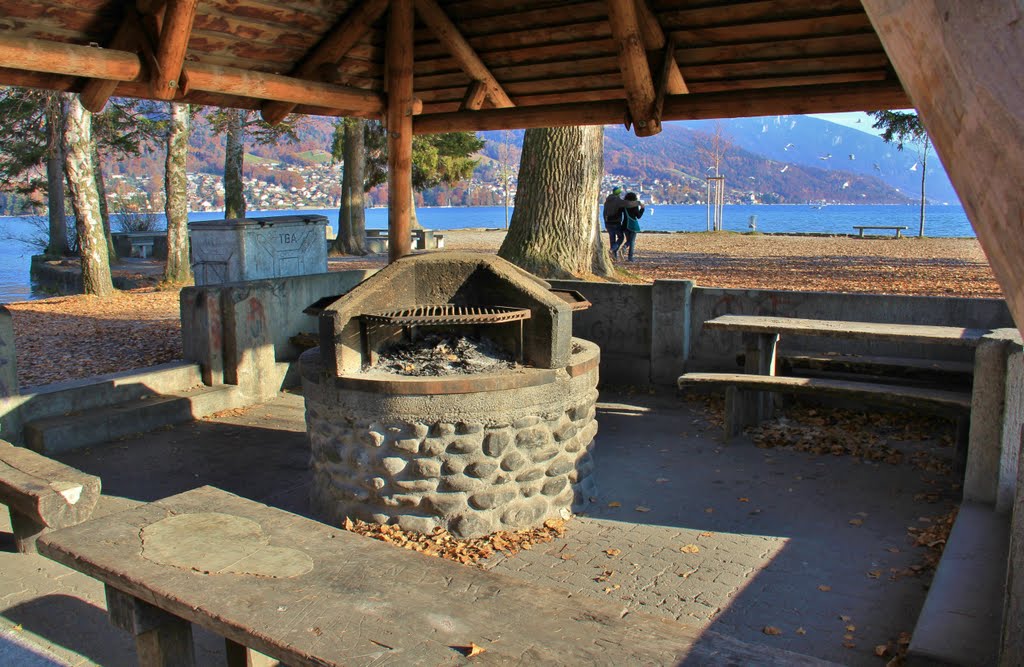 Thun - posto fuoco su di un isolotto by Alfonso Minoli