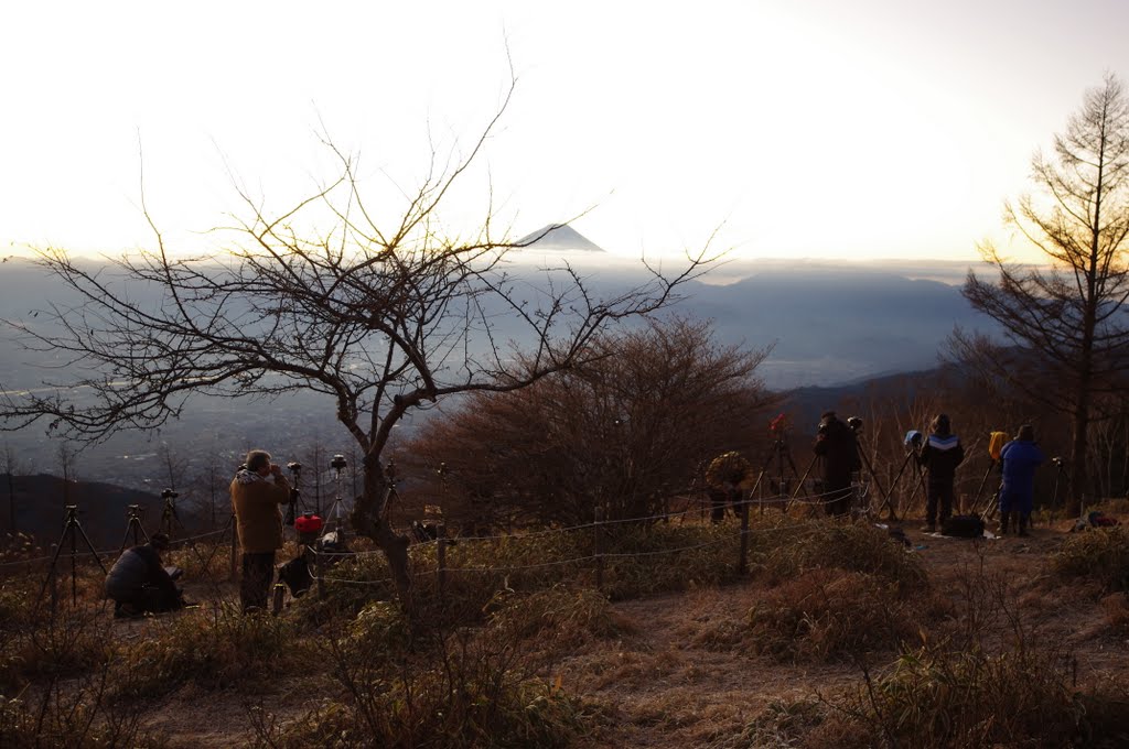 Mt. Fuji view from Mt. Amari, Yamanashi, Japan by system/360