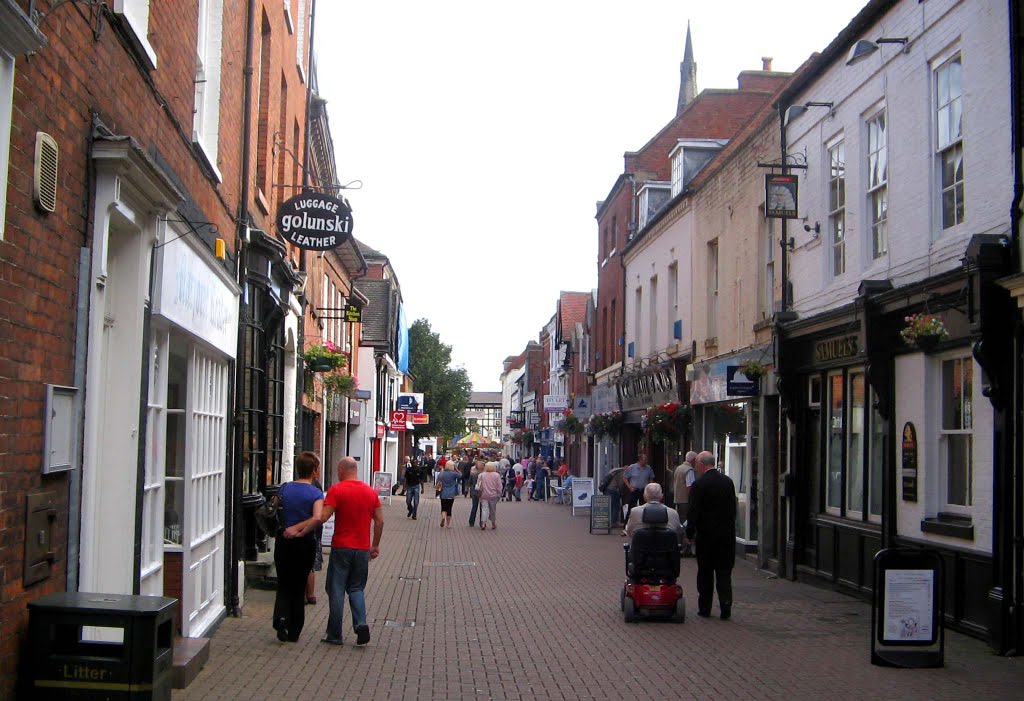 Lichfield, Market Street by Roger Powell