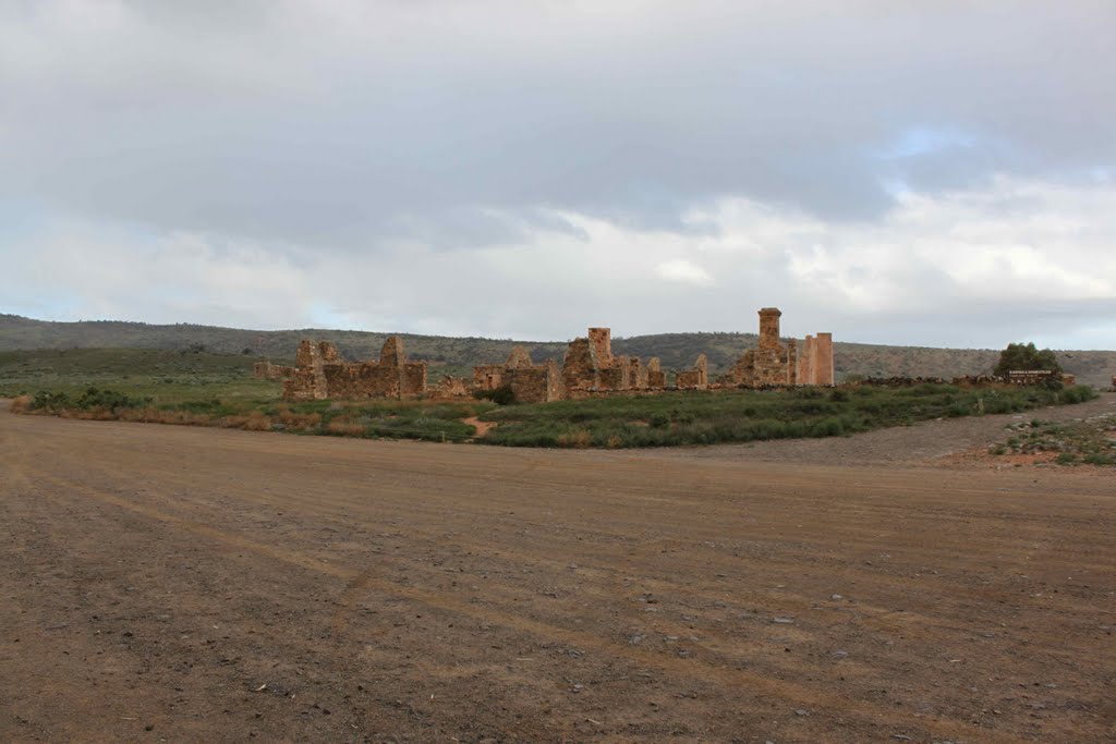 Kanyaka Homestead Ruins, Hawker-Stirling North Road, Kanyaka, South Australia by Stuart Smith