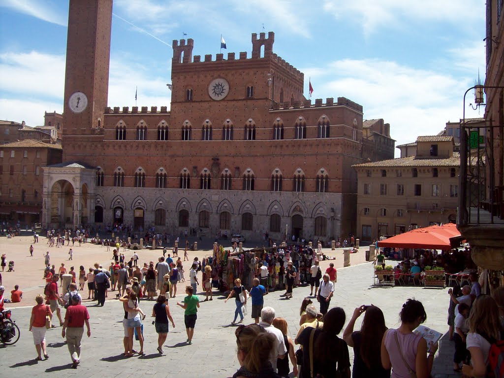 Piazza del Campo u. Palazzo Pubblico by PhilippGermany96