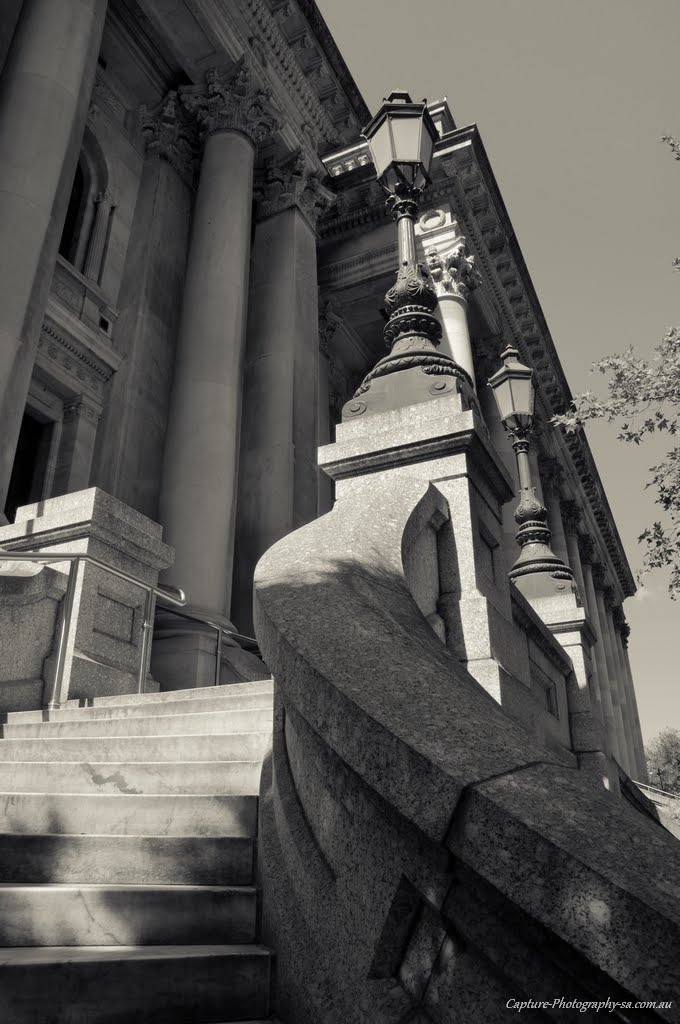 Parliament House Steps by Rainer L