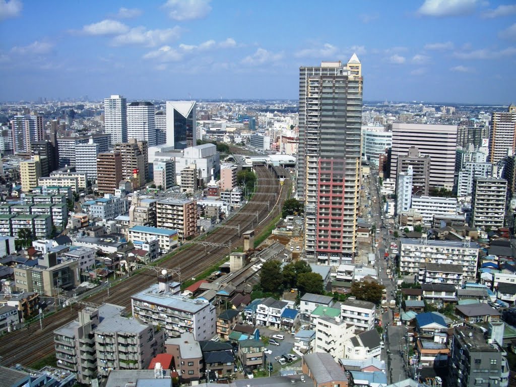 View north from Kawaguchi1,川口1丁目より北方向眺望 by VMVS44