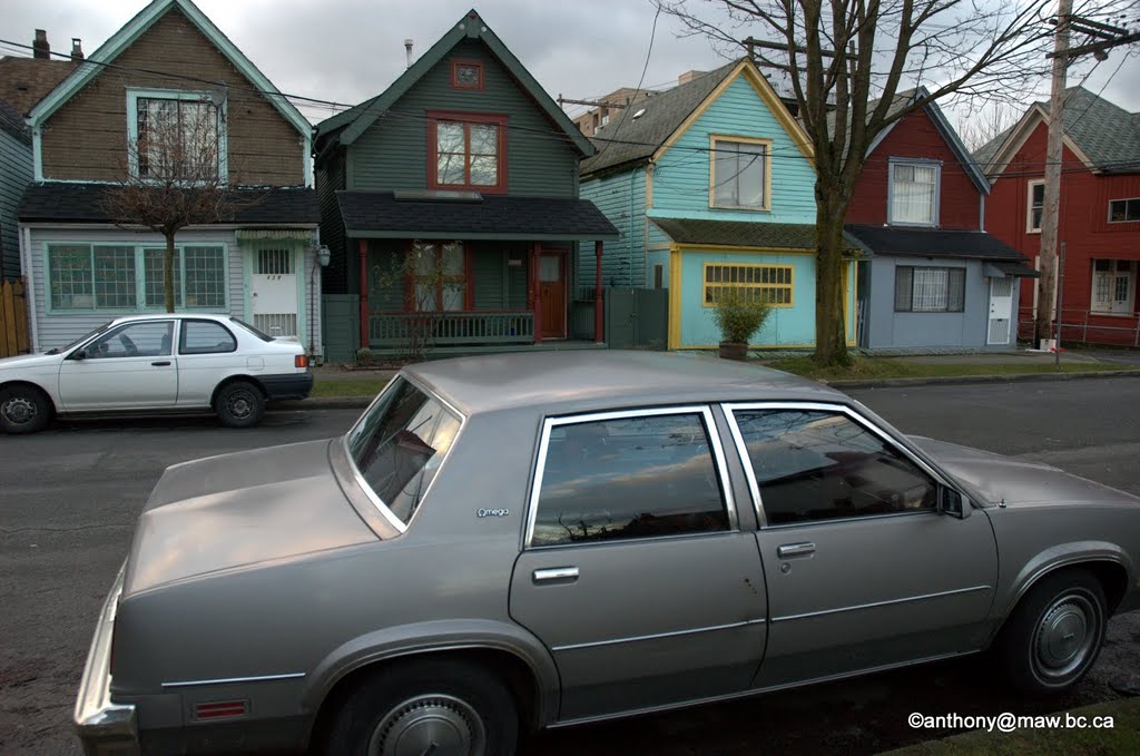 Vancouver Strathcona Neighbourhood Row Houses by anthonymaw