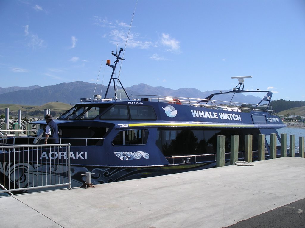 Kaikoura, Whale watch cruiser in South Bay by MatthiasH