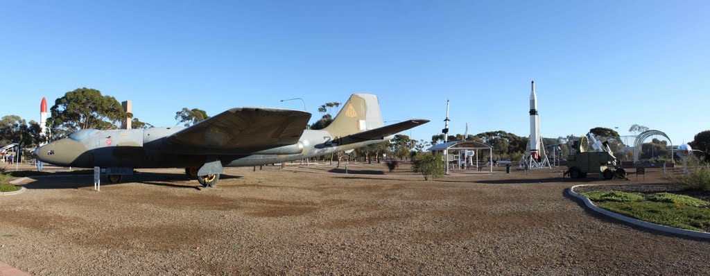 Canberra Bomber at the Woomera Missile Park, Woomera, South Australia by Stuart Smith