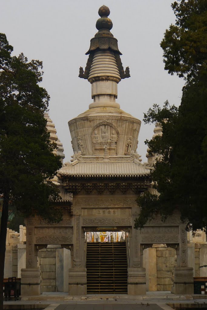 清净化城塔 乾隆四十七年 南立面 South facade, Pagoda of the Pure Phantom City (1782) by rhizome Lance