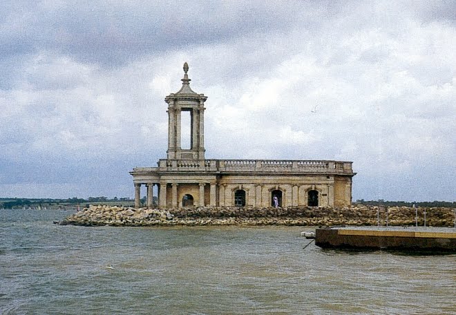 NORMANTON CHURCH, Rutland Water, Rutland. (See comments box for story). by Roy Pledger