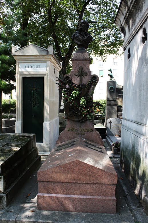 Tomb of Jacques Offenbach by mattgirling