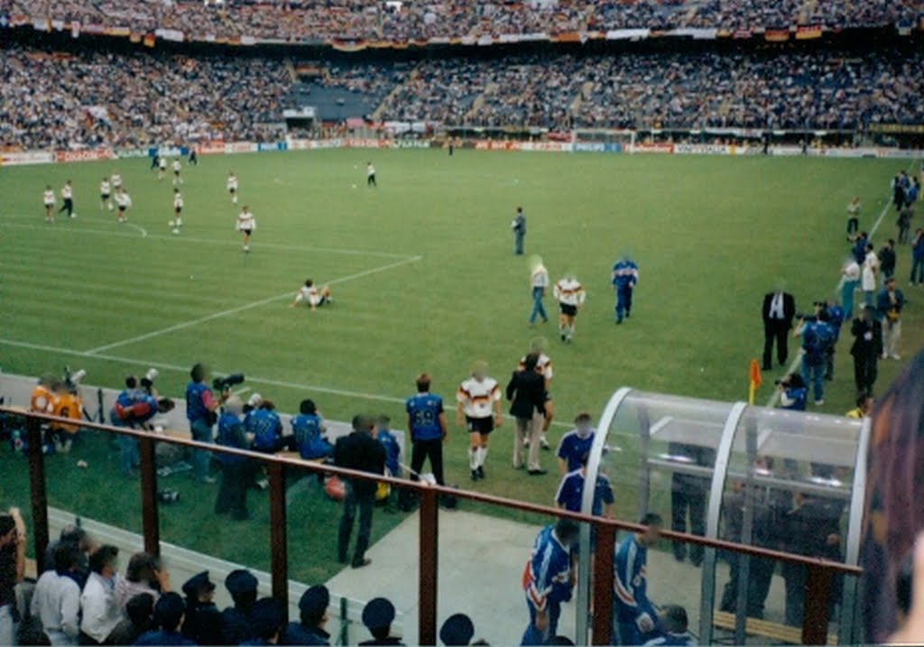 Italien – WM in Mailand - 10. Juni 1990 - Deutschland - Jugoslawien 4:1 by giggel