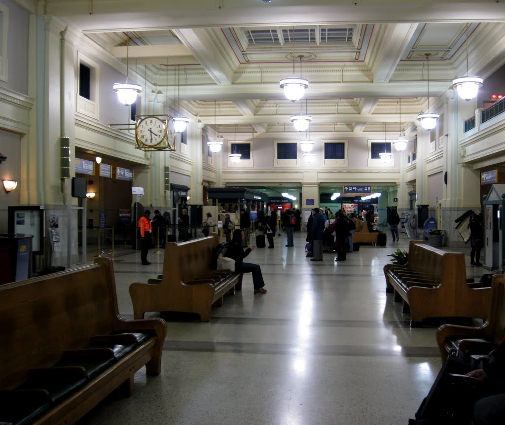 Historic Vancouver train station. READ INFO IN PANORAMIO/COMMENTS by John Newcomb