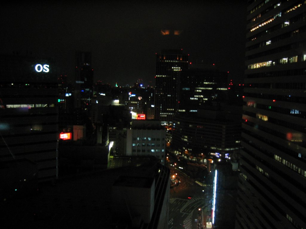 Osaka by night by Ville Makkonen