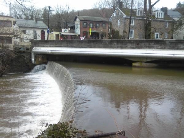 Deleware River canal from Bucks County Playhouse by slvrserfr