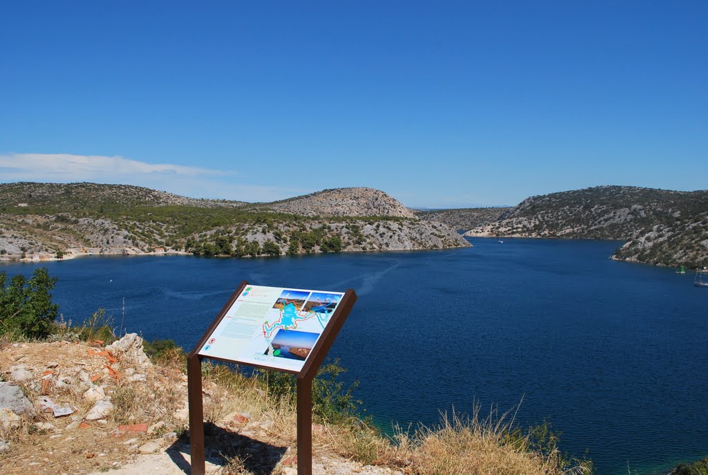 Pogled na ušće Krke Zaton, Šibenik, Hrvatska by grganovic