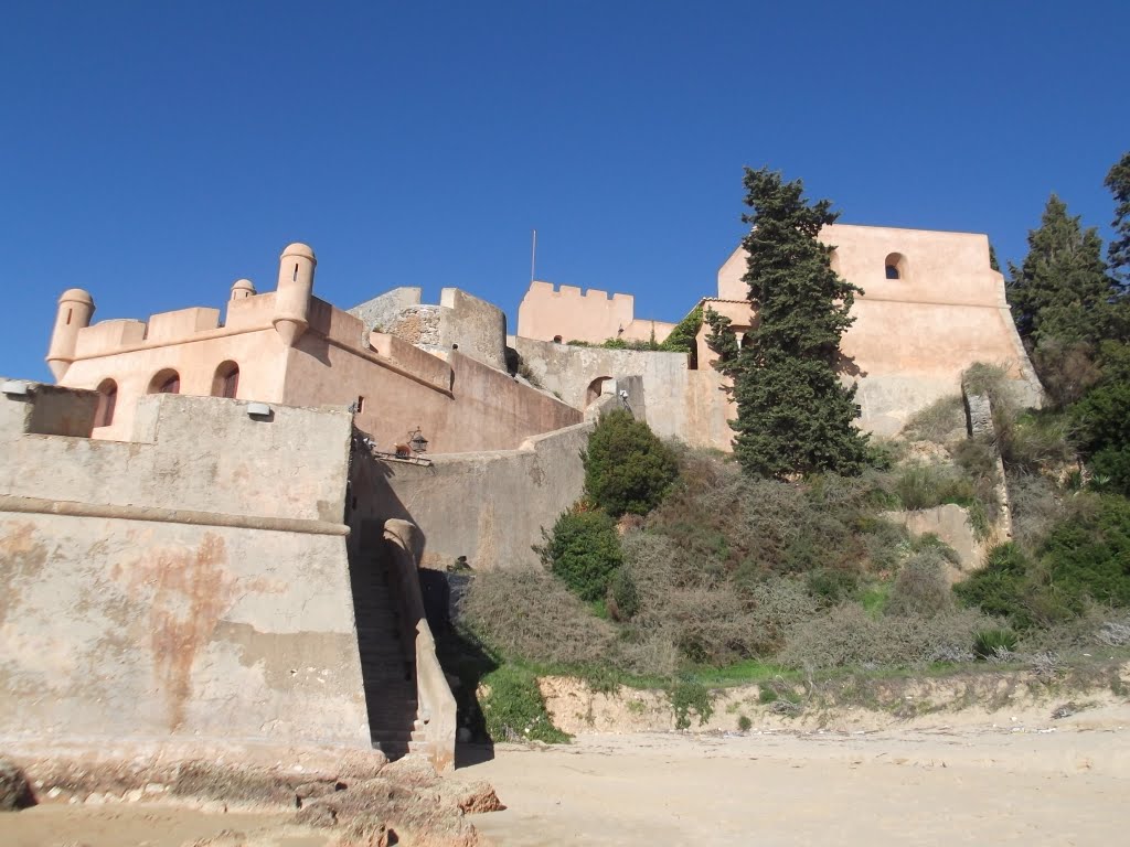 Ferragudo - Fort São João do Arade ( panoramic view ), 2011 by Lucian Dumbravă