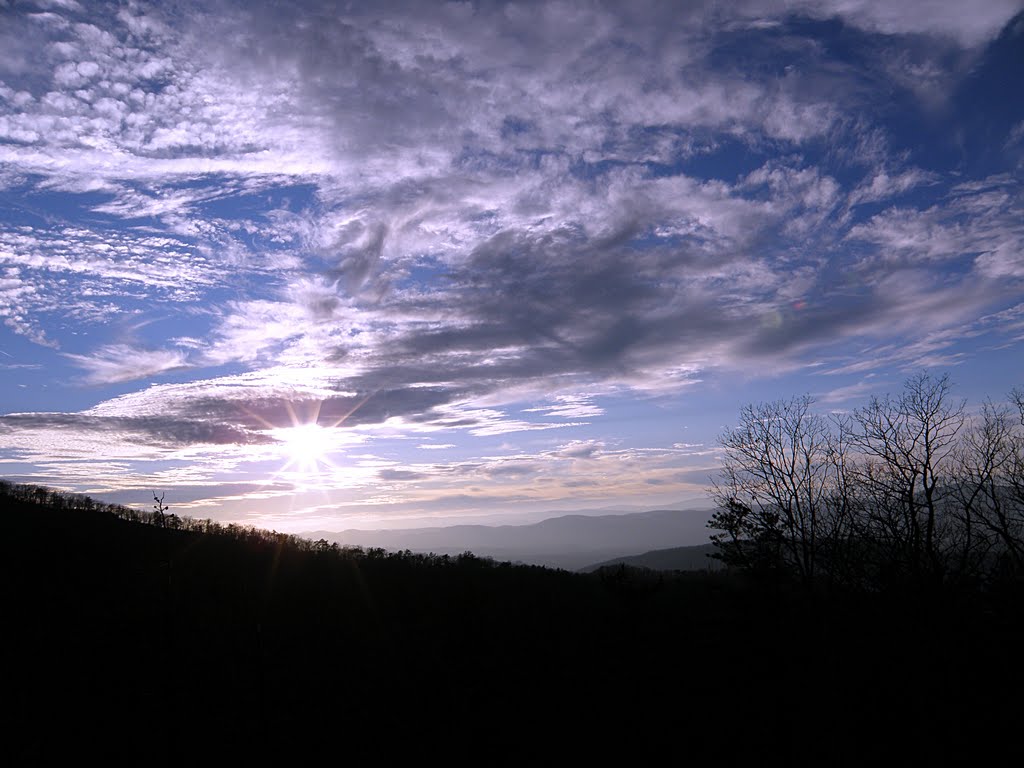 View from Shenandoah near sunset. by Chris Clark