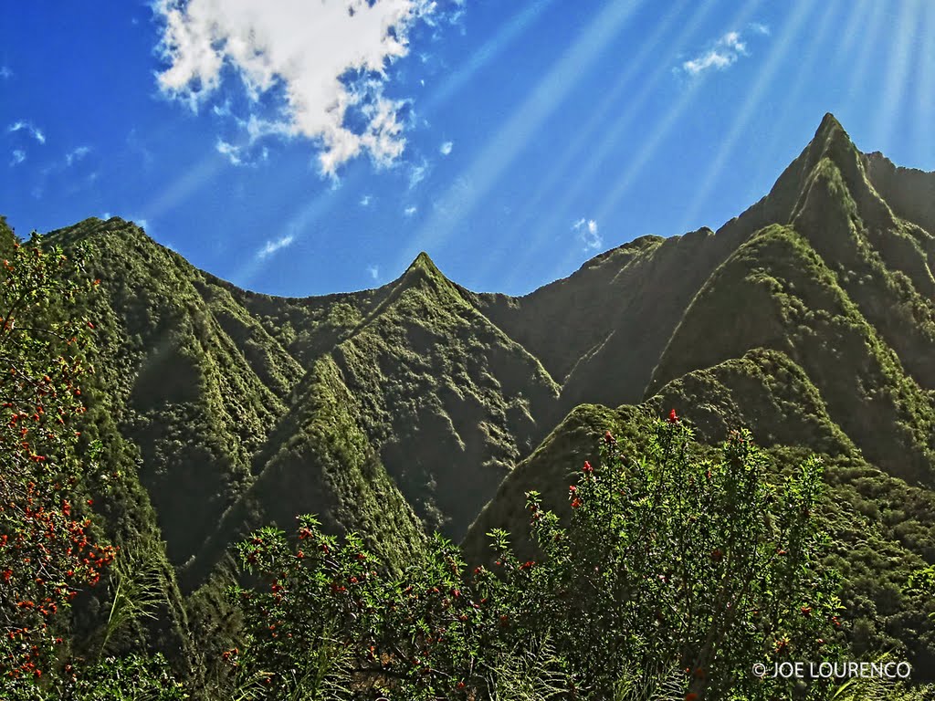 The Walls of Iao Valley Maui by Joe_Lourenco