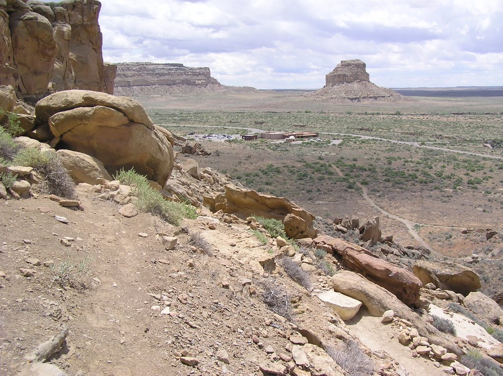 Visitor Centre, Chaco Culture World Heritage Site, NM by Peter & Shelly