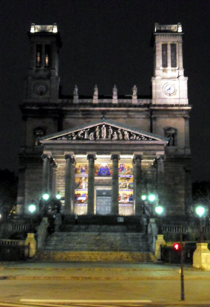 L'église St Vincent de Paul illuminée by Matopée