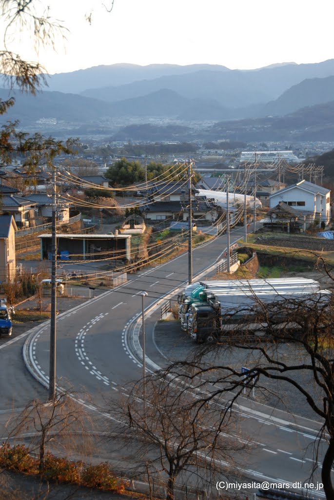 上田市　瀧水寺　観音堂より by Hirokazu Miyashita