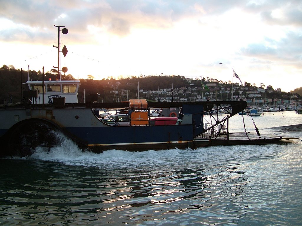 Higher Ferry across the Dart by JohnHW