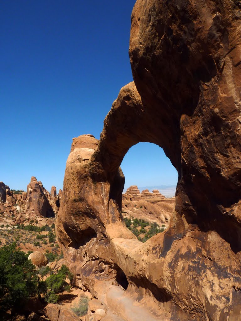 Double o arch5, Arches nat park Ut by ikbonset