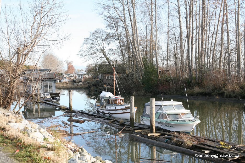 Finn Slough Richmond BC historic fishing village community by Anthony Maw