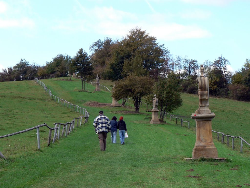 Calvary in Ruda, district Bruntal. by tondalouda