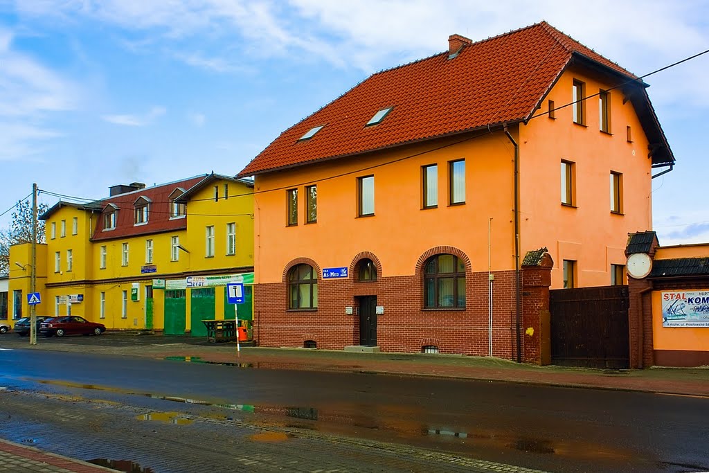 Kędzierzyn-Koźle - kamieniczki przy ul Piastowskiej by KRZYSIEK