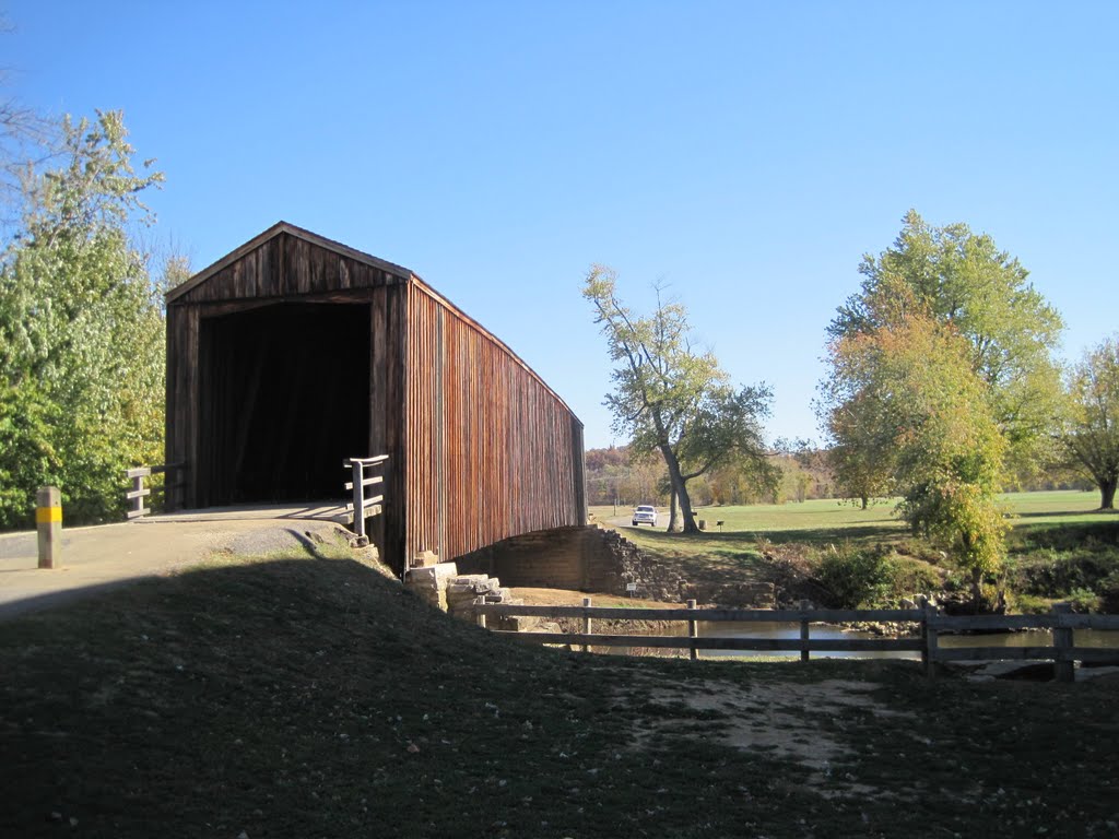 Bollinger Mill Bridge by blueskid5169