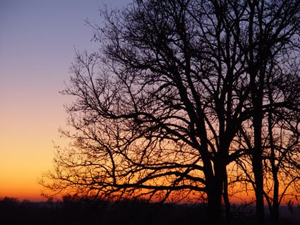 Zonsondergang bij Puy Chapon, Dordogne by chauffours