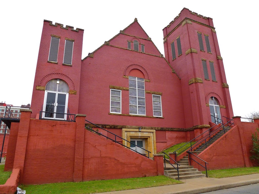 2011_11-24_Muskogee Oklahoma_P1000356_1903 1st Baptist Church by lightbenders