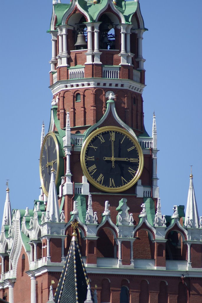 The Kremlin chimes, Moscow by Valery Klepkin